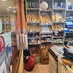 Bought some bread, cheese, and pork for sandwich later