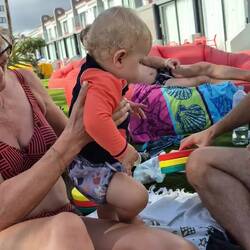 Schwimmflügerl-Anzieh-Profi