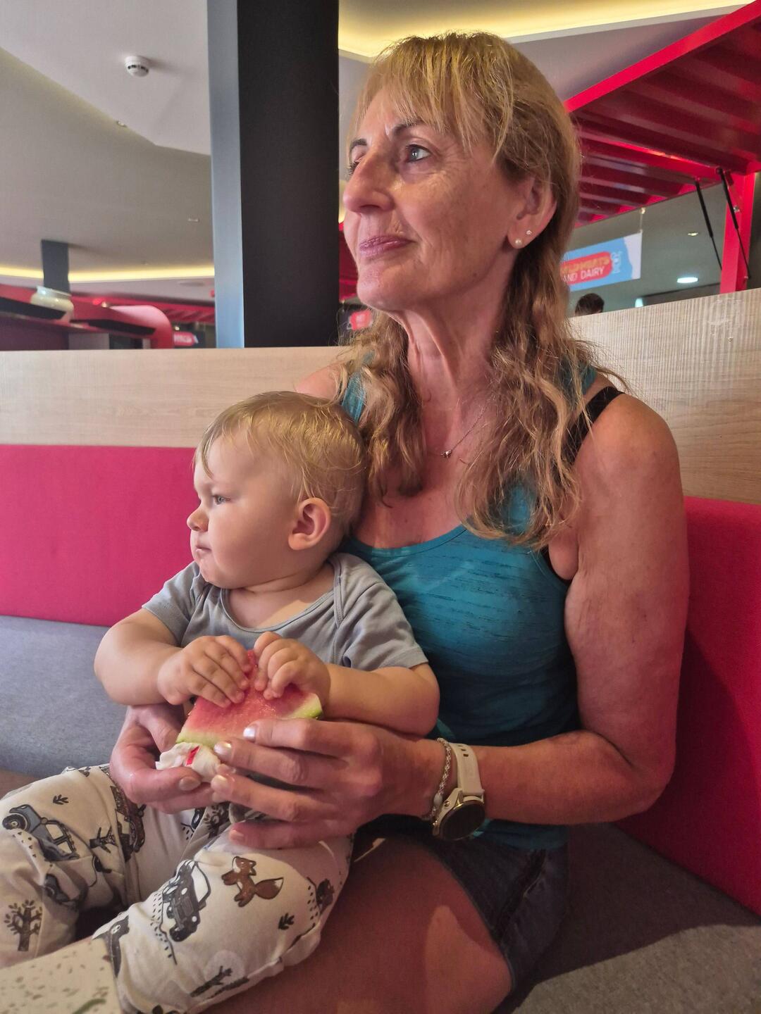 eine kleine 🍉 zum Frühstück