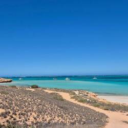 Morgens letzte Blicke an der Coral Bay