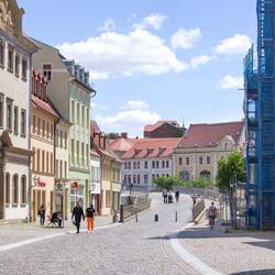 Bernburg in der Mittagszeit