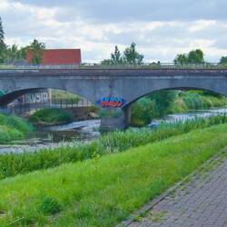 Entlang der Bode in Staßfurt