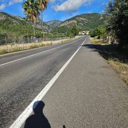 Fahrt in die Berge
