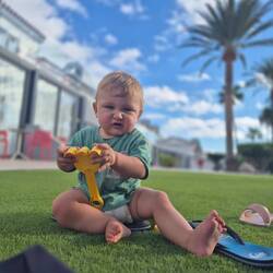 Der Kunstrasen ist schon kein Problem mehr 😬