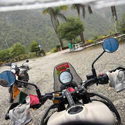 Fertig ist es mit der Motorradel Fahrerei :-(