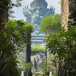 Fourth largest statue in the world in Garuda Wisnu Kencana (GWK) Cultural Park