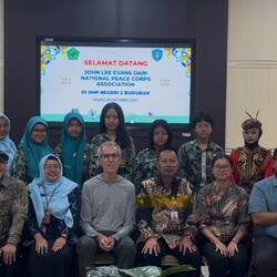 Peace Corps Volunteer second to my left