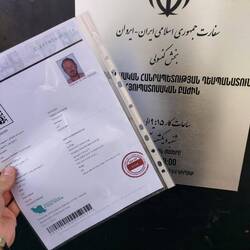 Visa für den Iran erteilt