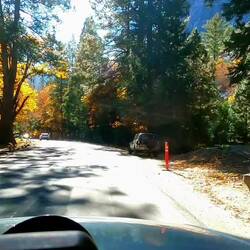 Fahrt aus dem Valley