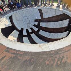 One half of sundials..making accurate time calculation possible