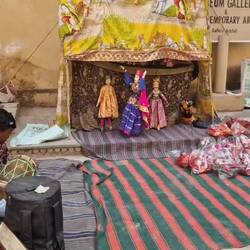 A puppet show at the palace