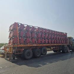 Wagon of Tractor parts