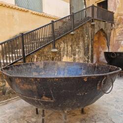 Gigantic cooking cauldron Amber fort