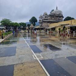 At the Palace in the lake