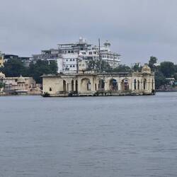 A structure in the water not sure what