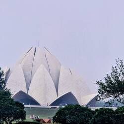 The lotus flower building.