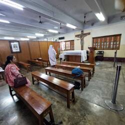 The chapel area near mother Teresa tomb