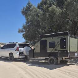 Für Australier auch mit Wohnwagen kein Problem