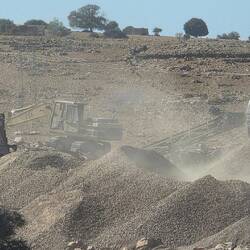 Quarries to sive gravel for the surfaces