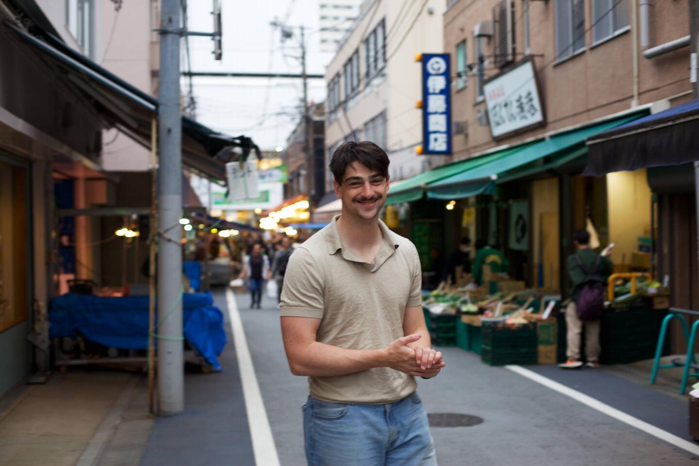 Local fish markets in Sendai