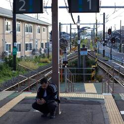 Local train station, very small