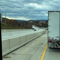 Stopped on Hwy 22 4-5 miles from the construction