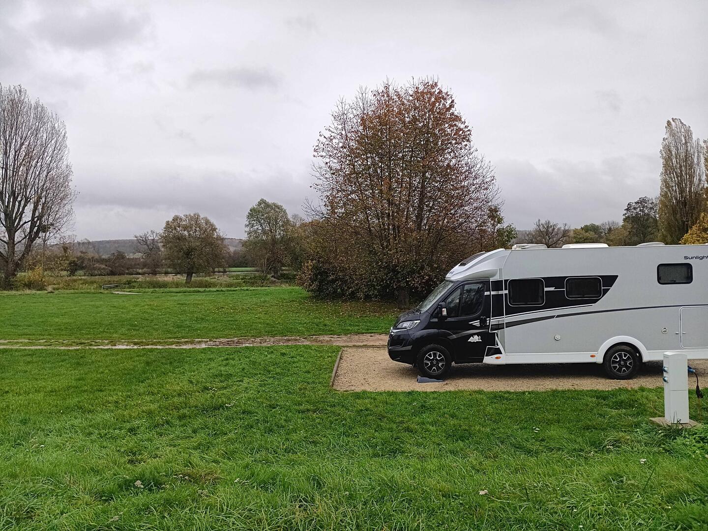 Stellplatz sehr leer