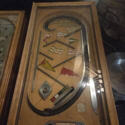 Alte Flippersammlung im Hotel, wo wir zu Abend aßen