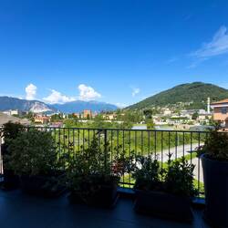 View from the balcony — Verbania, Italy.