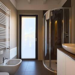 The facilities with a second access door to the balcony — Verbania, Italy.