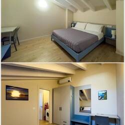 Our sleeping quarters have skylights in lieu of windows — Verbania, Italy.