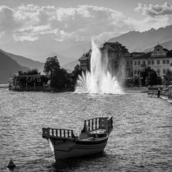 The lakefront promenade from Giardini Villa Giulia — Pallanza, Italy.