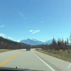 Überholen des Wohnmobils.