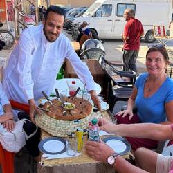 ... und marokkanische Pizza 😋