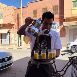 Zum Abschluss ein Gläschen Tee ...