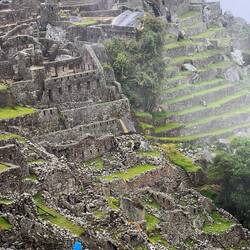 Machu Picchu is steeper than we expected