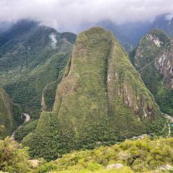 Mystical mountains surround the site
