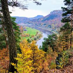 Ein letzter Blick zurück. Noch gute 3h bis Pirna.