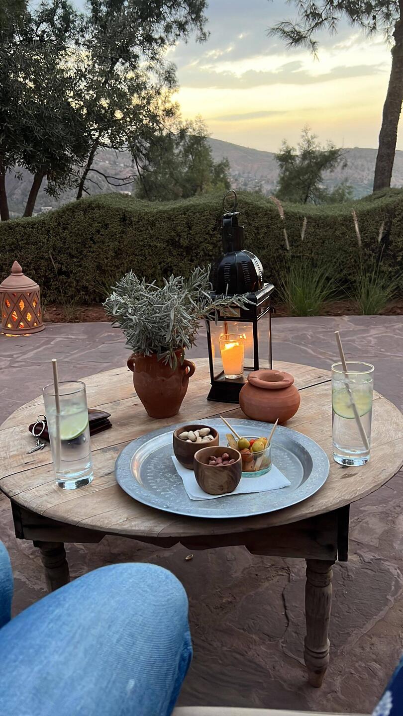 Gin tonic at sunset!