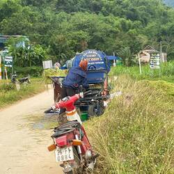 Machine used to separate the rice