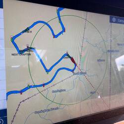 To every thing, turn, turn, turn... 4 other rec boats behind us, their names come up on AIS