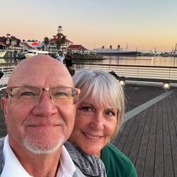 Queen Mary at Sunset