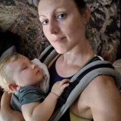 heute Einschlafen in der Trage