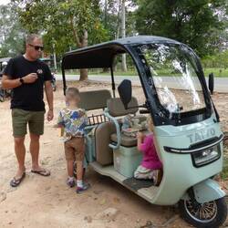 Snackpause am Flitzer