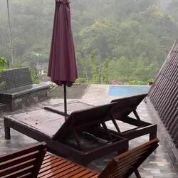 A little more rain to end our travels ...