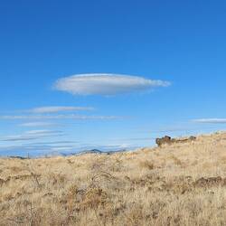 Kleine Raumschiffwolke.