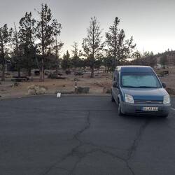 Mein Platz und keine Nachbarn.