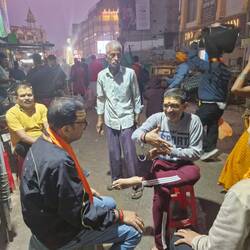 Men who had been to the temple