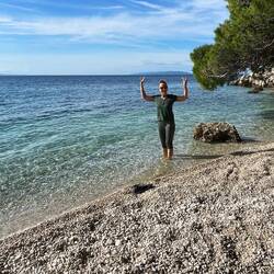 ..ich dachte das Wasser wäre schon viel kälter..