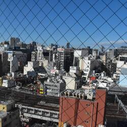 Das ist die Aussicht unseres Hotelzimmers